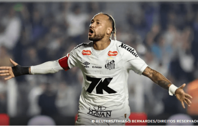 Neymar decide e Santos derrota Flamengo na Vila Belmiro